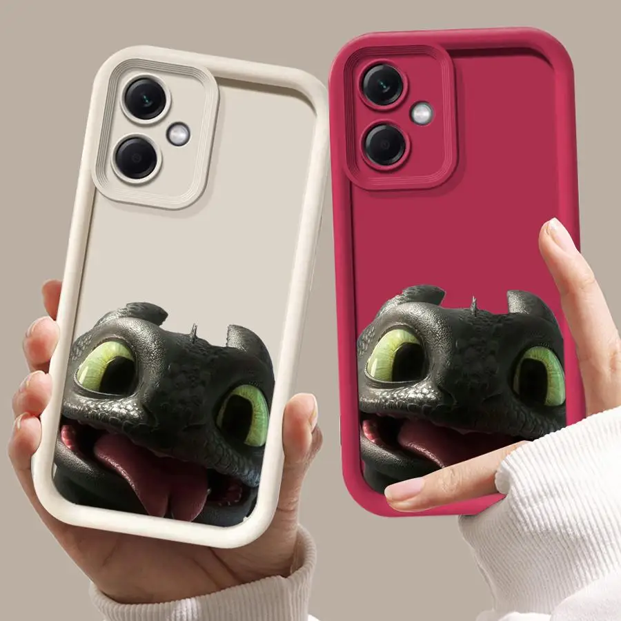 Funda de dragón lindo de dibujos animados para Xiaomi Mi 11T Pro 11 Lite TPU suave