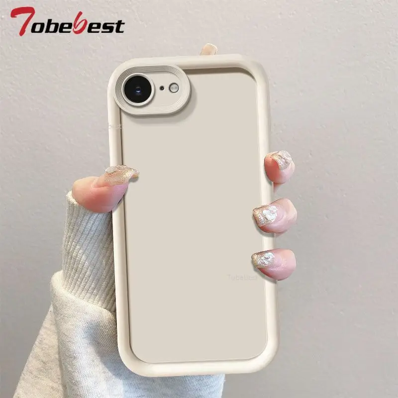 Para iphone 16E 2025 16 15 14 Plus 13 12 11 Pro Max funda de silicona suave lente de cámara con cubierta protectora de pantalla - imagen 3