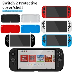 Switch 2 Funda protectora de silicona Cubierta protectora Interruptor 2/Oled NS Joy-Con Controlador Transparente TPU Protector suave