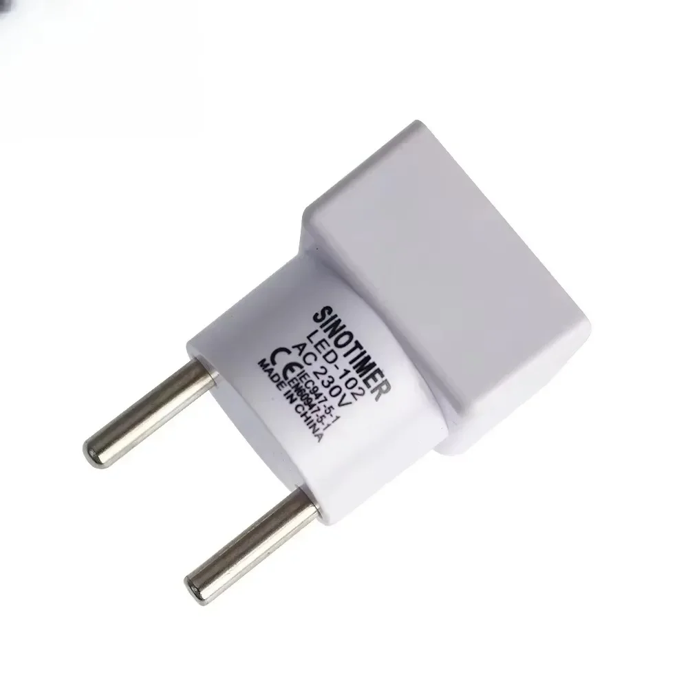 AC 220V 230V Mini voltímetro LED voltímetro Detector Monitor enchufe de la UE pantalla Digital medidor de voltaje indicador voltímetro cuadrado - imagen 5