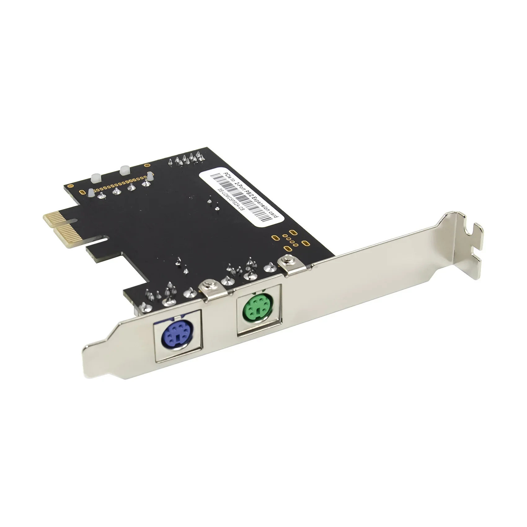 PCIE a 2xPS2 PS/2 puertos para tarjeta adaptadora de ratón y teclado de PC - imagen 4