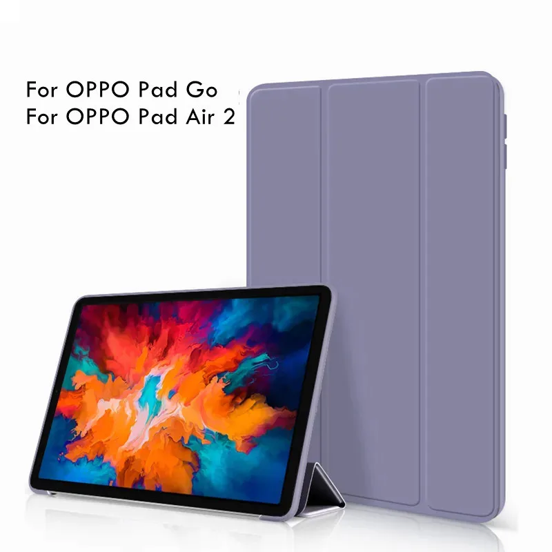 Para OnePlus Pad Go 2023 Funda de 11,35 pulgadas de cuero PU de silicona TPU Funda trasera para OPPO Pad Air 2 Funda para tableta
