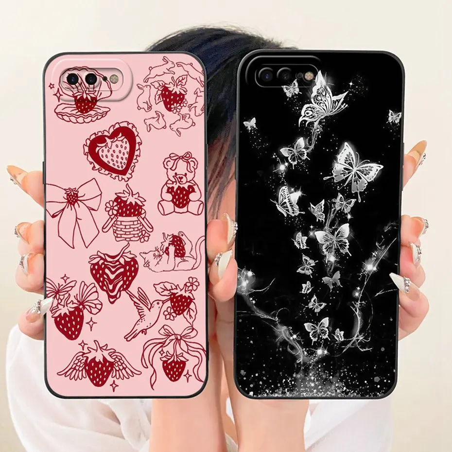 Nueva funda de teléfono de moda para iPhone 7 8 Plus SE 2020 2022 iPhone7 iPhone8 7Plus 8Plus fundas de silicona suave a prueba de golpes parachoques - imagen 5