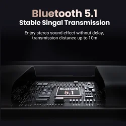 UGREEN Transmisor Bluetooth Coche AUX Jack 3,5 mm Receptor