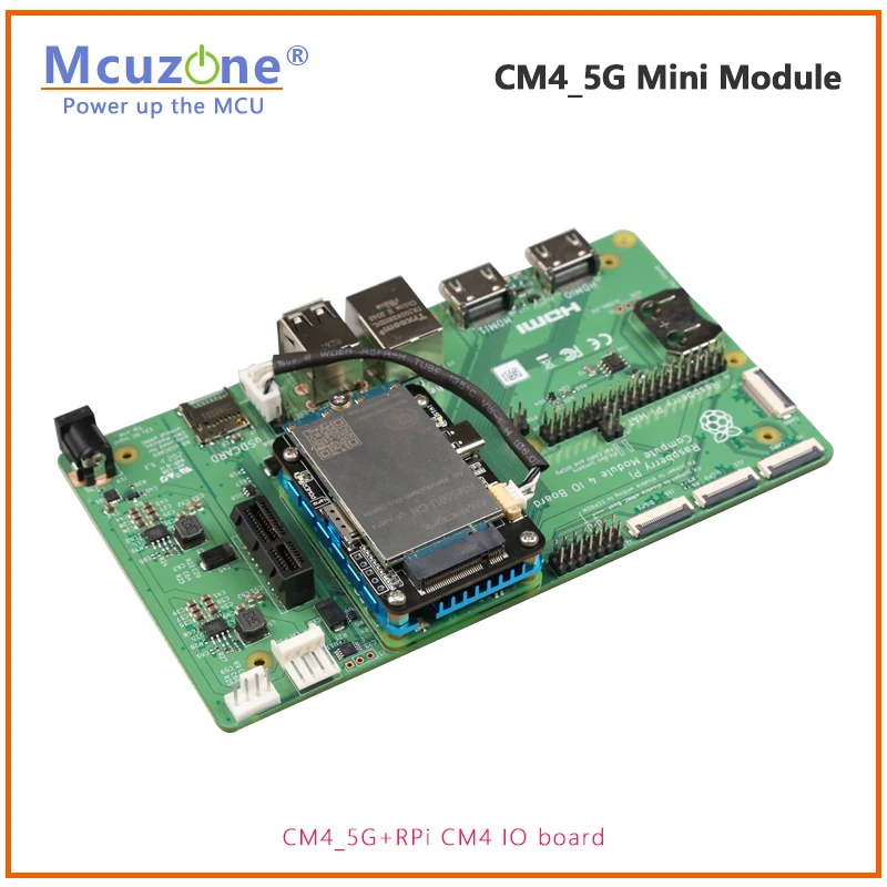 Mini placa CM4 5G, compatible con sistema operativo RPi, Ubuntu, Openwrt, FM160 RM500U RM520N RM530N, RPi 4B - imagen 4