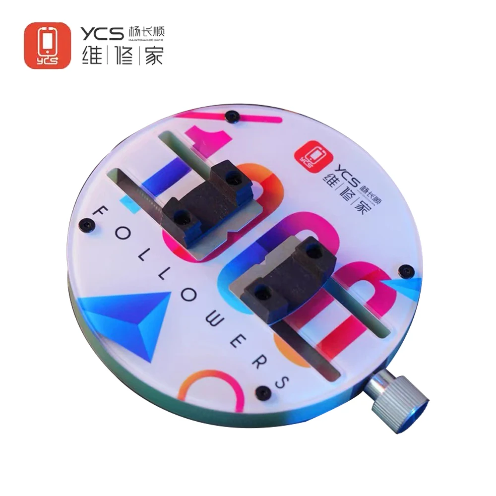 Abrazadera de anillo de Chip de serie completa YCS H03 Pro para reparación de teléfonos móviles, Chip de placa base, reparación de CPU, herramienta de abrazadera de desgomado de estaño para raspar