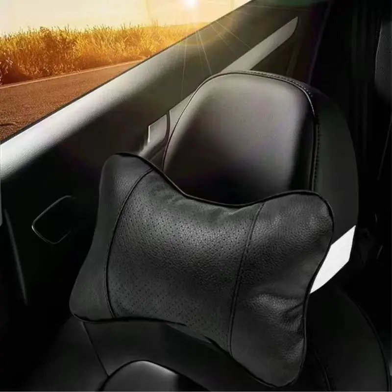 Reposacabezas de asiento de coche, reposacabezas de seguridad para coche, reposacabezas, almohada relajante, cojín, almohada protectora de cuello para asiento de coche de malla transpirable - imagen 3