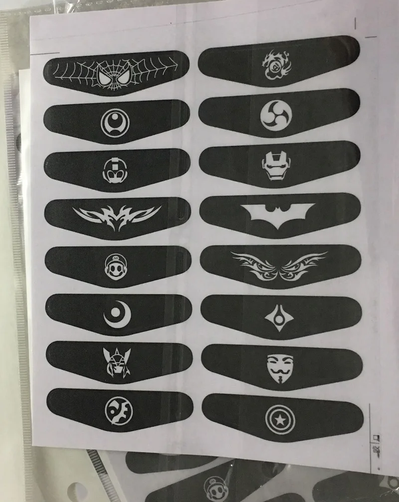 30 Uds pegatinas LED cubierta para consola de juegos PS4 calcomanía barra de luz Led vinilo Gamepad pegatina para PlayStation 4 - imagen 4