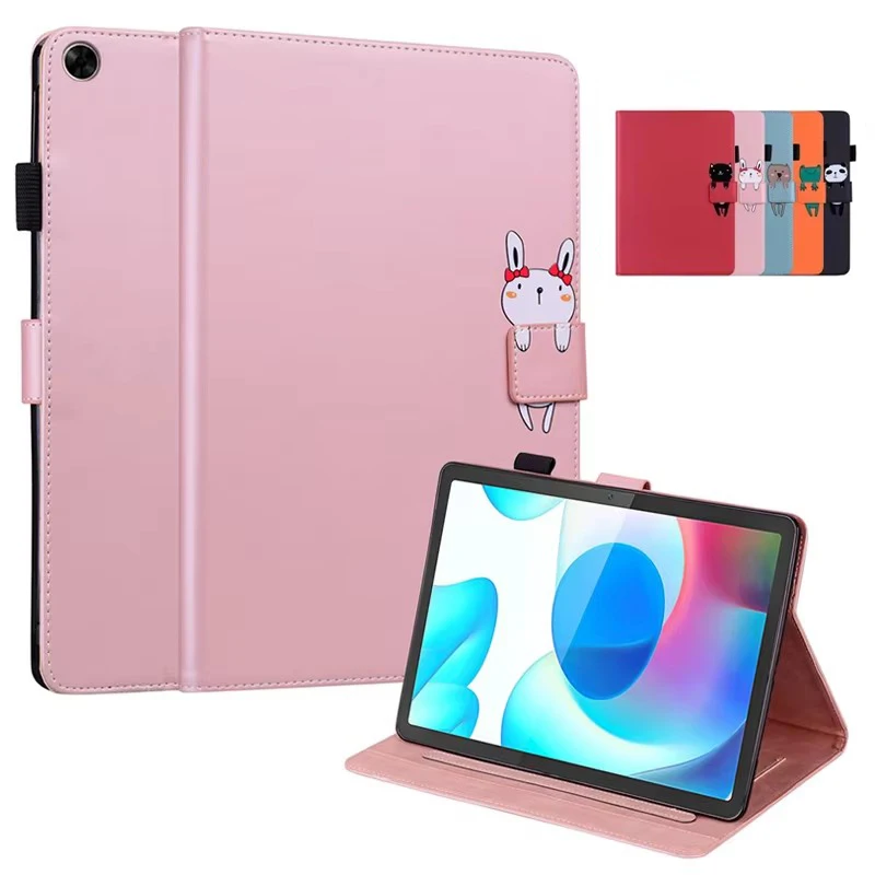 Funda para tableta Realme Pad, Funda con tapa tipo billetera de dibujos animados para Coque Realme Pad, Funda para tableta de 10,4 pulgadas para Realme Pad Mini