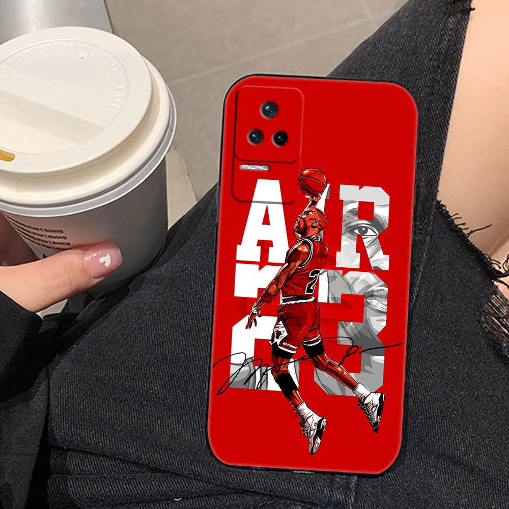 Reproductor de baloncesto 23 funda de teléfono con foto personalizada para Redmi K60 K40 K30 14C 13C 12 10 10C 9T 9C 9A 9 8 7 6 A1 A2 A3 A5 TPU - imagen 5