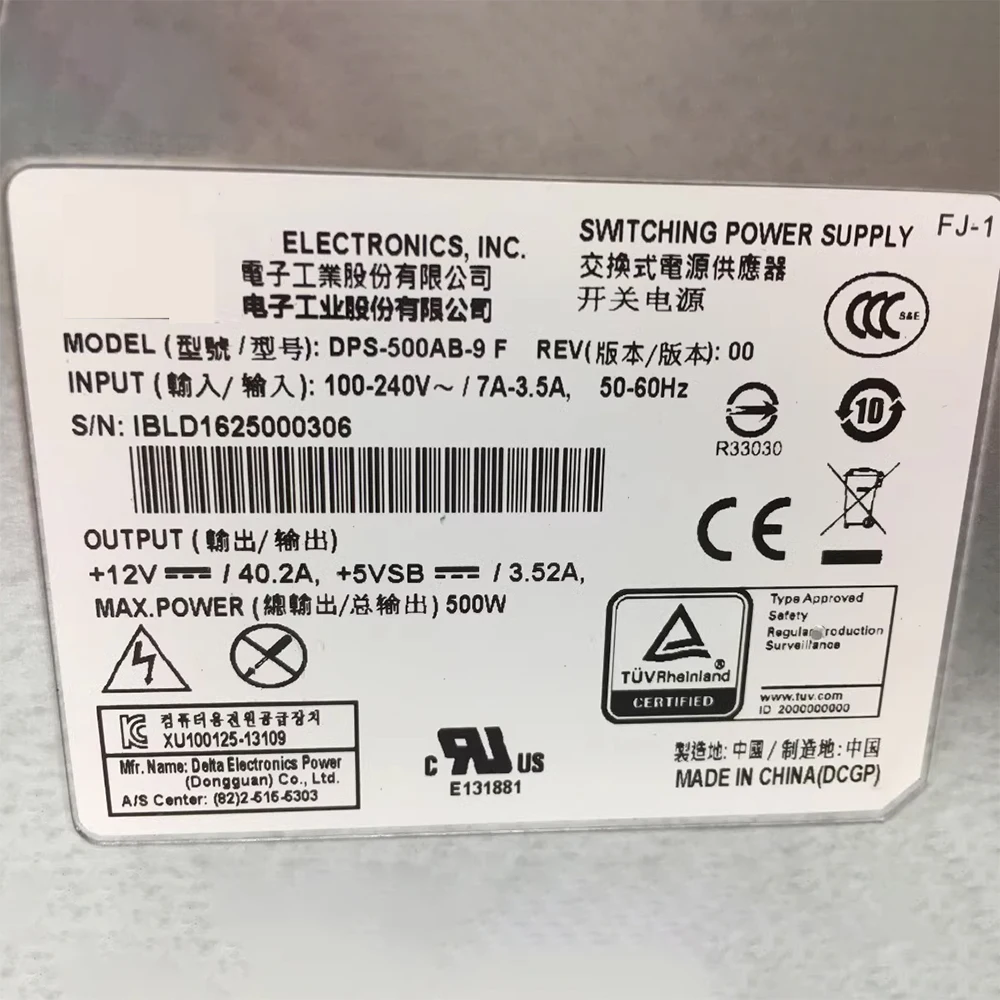 Fuente de alimentación del servidor LBLD1625000306 DPS-500AB-9F REV - imagen 5