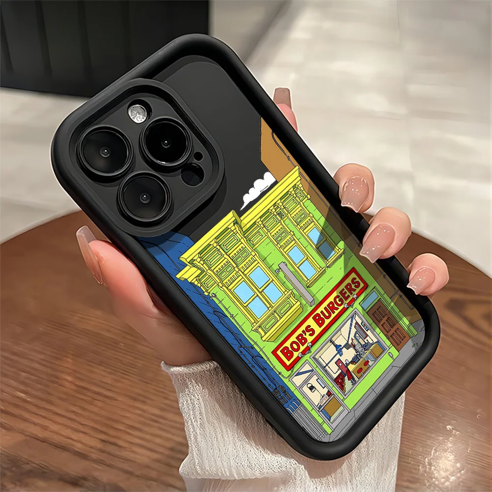 Funda de teléfono bonita de hamburguesas de B-Bob de dibujos animados para Xiaomi Redmi Note 14 13 12s 12 11 10 9s 9 8 7 A5 Pro Plus 4G 5G, funda trasera suave de TPU - imagen 5