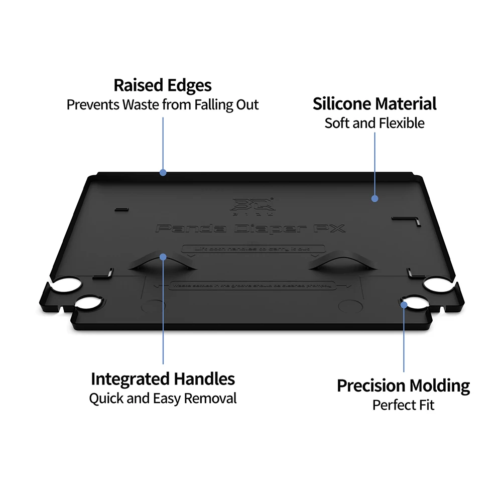 BIGTREETECH Panda Pañal PX Asas integradas Moldeo de precisión Accesorios de impresora 3D de silicona Actualización para Bambu Lab P1 X1