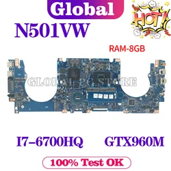 Placa Base ASUS N501VW G501VW UX501V para Portátil I7-6700HQ