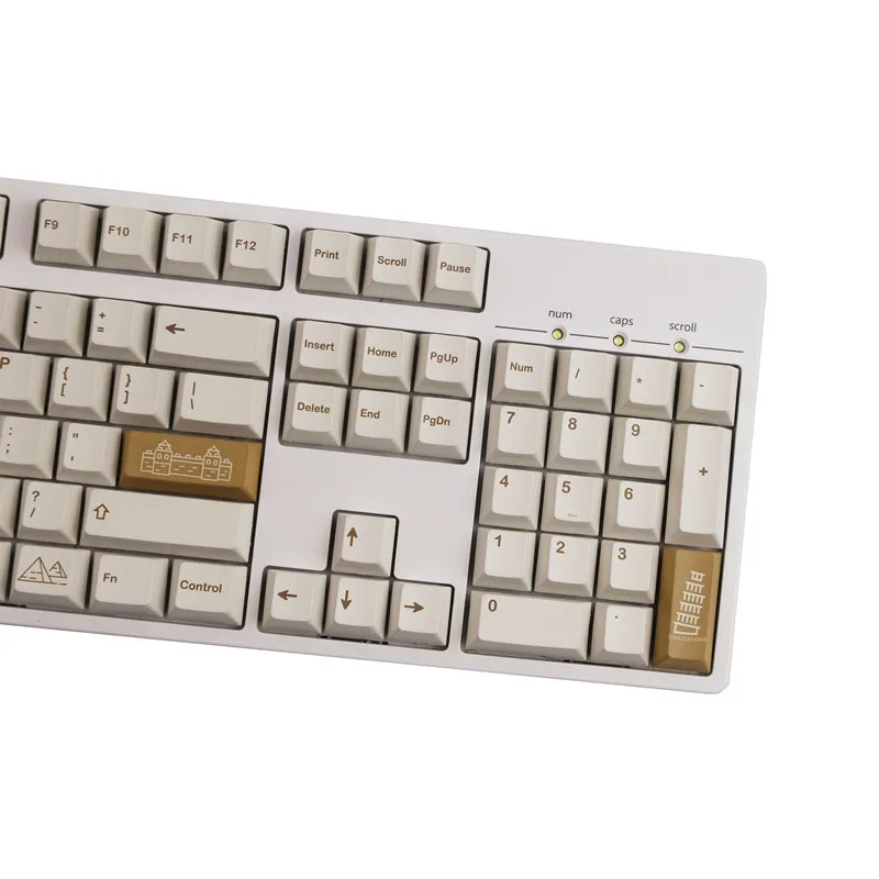 Teclas GMK para teclado mecánico, accesorio con 142 teclas, perfil de cereza, tinte PBT, sublimación, para interruptor MX, 1,75u, 2U - imagen 3