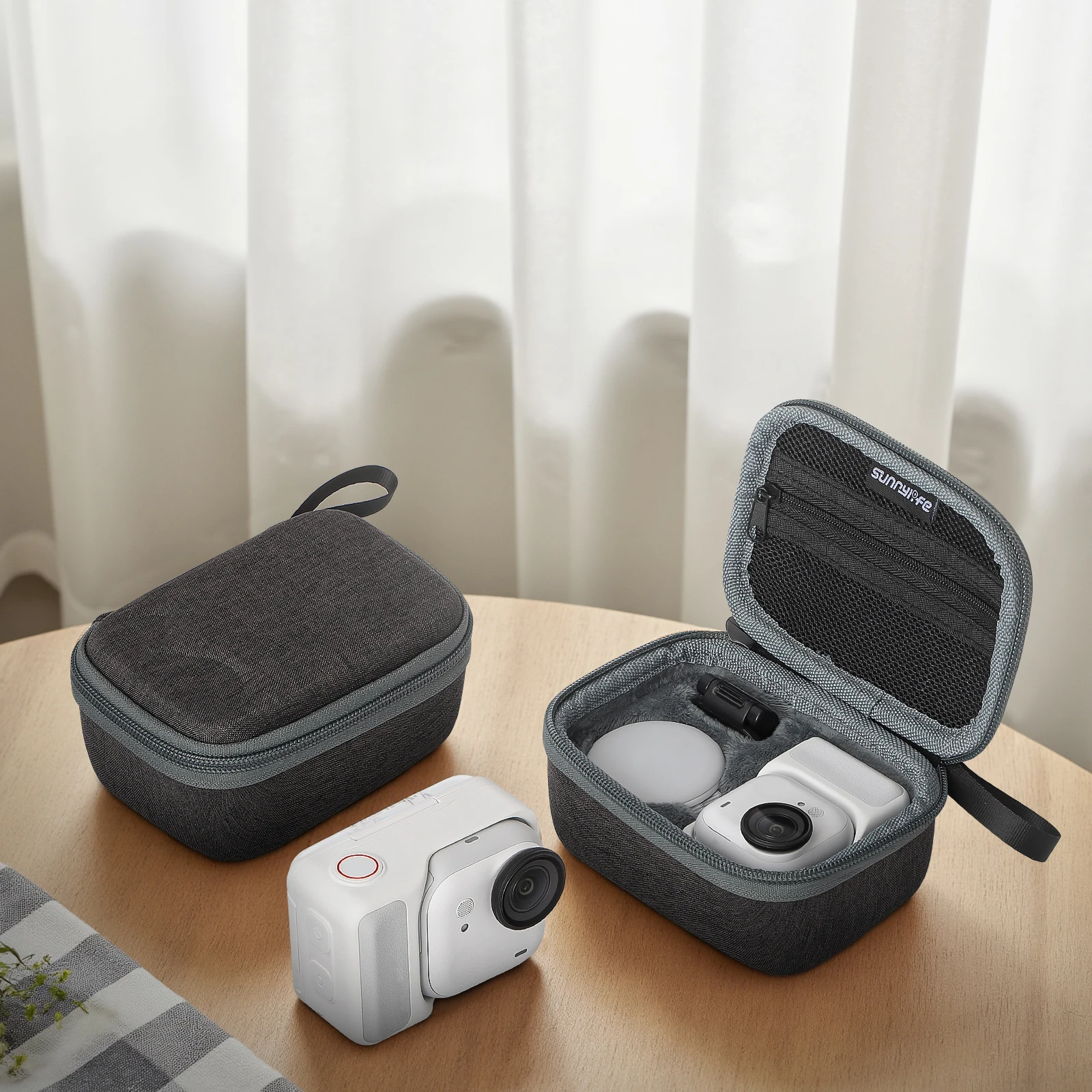 Para Insta360 GO Ultra Estuche de transporte Bolsa de viaje - Caja de bolsa de almacenamiento para accesorio de paquete de cámara estándar - imagen 4