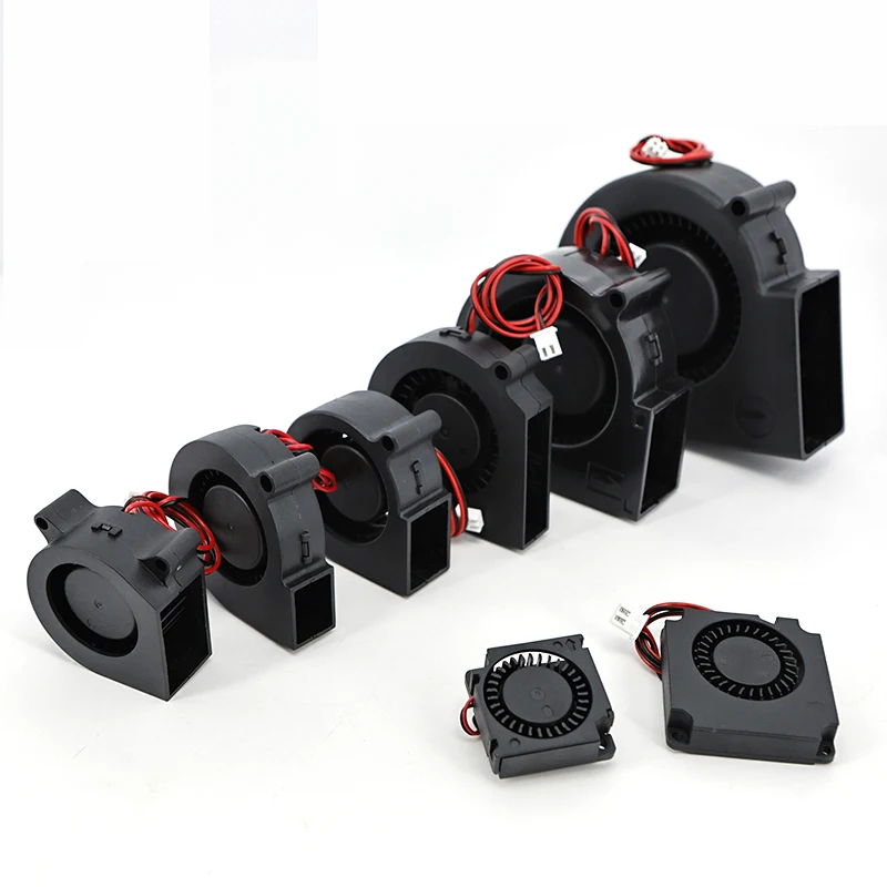 30MM 40MM 50MM 60MM 75MM 97MM DC 2pin ventilador de refrigeración caja de Motor sin escobillas turbo ventilador humidificador ventilador Cocina de Inducción 5/12/24V - imagen 3