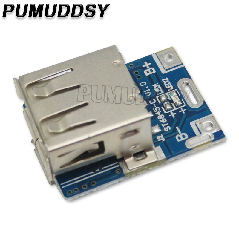 Cargador de batería de litio DIY 5V 1A 18650, placa de protección de aumento, módulo de refuerzo Micro USB 18650 li-po Li-ion para banco de energía - imagen 4