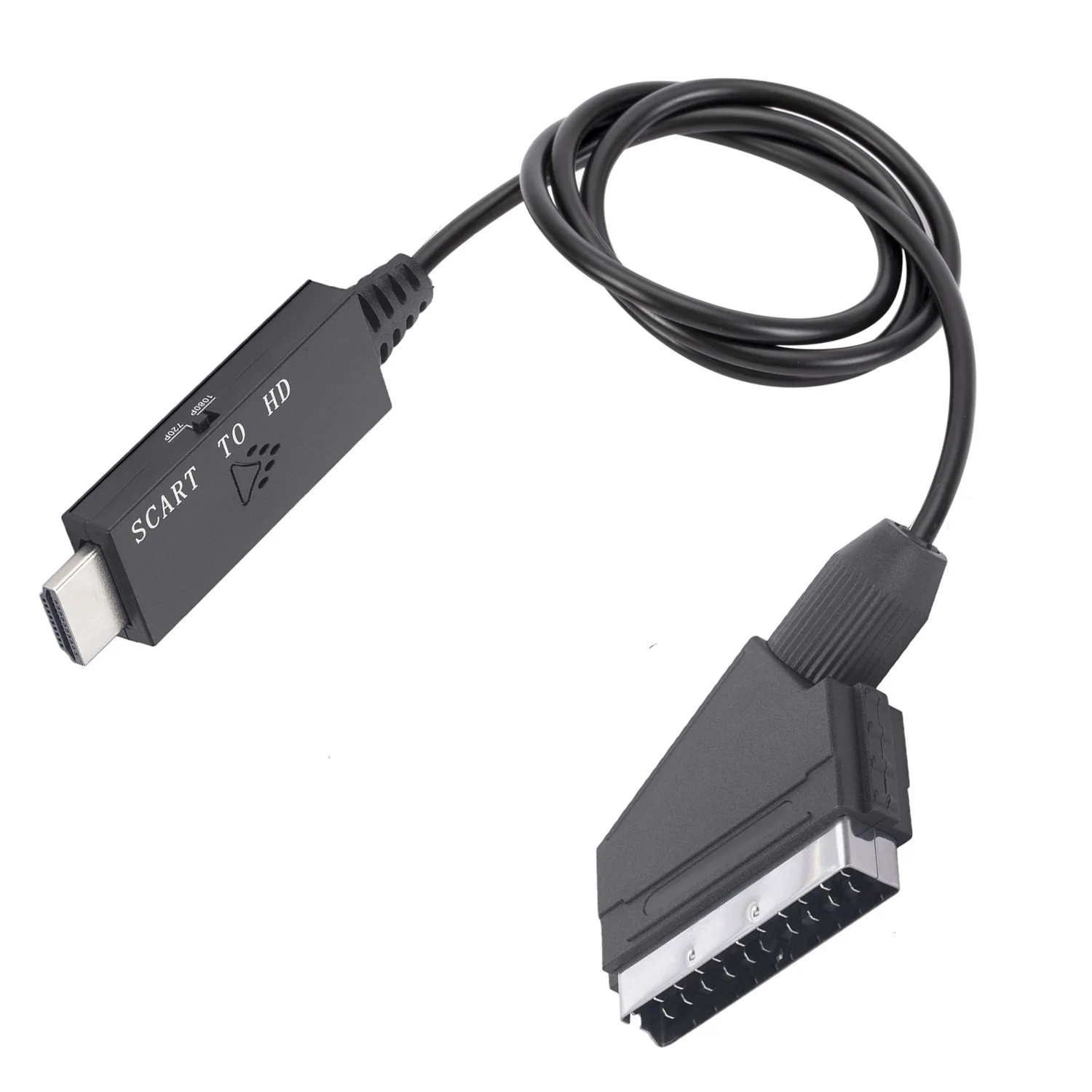 Convertidor adaptador Scart a HDMI Scart HDMI 1080P con Cable de entrada Scart Puerto de salida HDMI para HDTV STB VHS Xbox PS3 DVD - imagen 5
