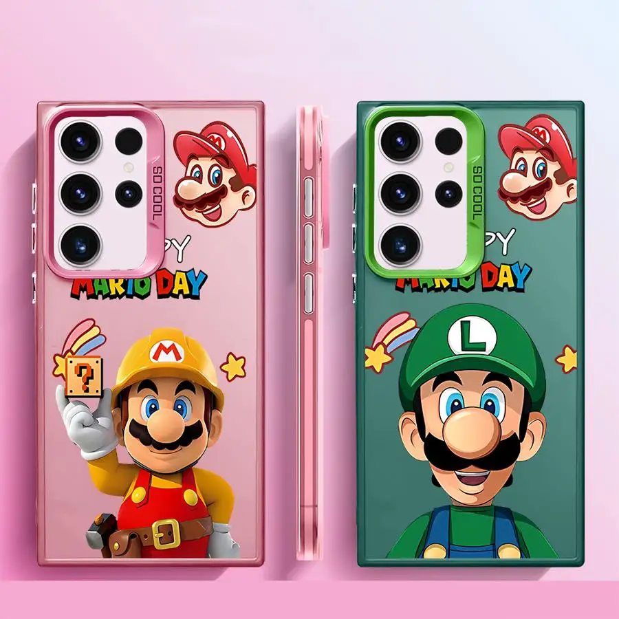 Funda Supers M-Marios para Samsung Galaxy A50s A16 A06 A13 A30 A14 A20s A05s Note 20 A04e A15 A11 A03s A10s A12 S20 Ultra - imagen 5
