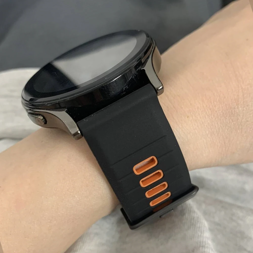 Correa de silicona de 22mm y 20mm para Garmin Forerunner 265 165 570 645, banda suave para Garmin Venu sq 2 3 4 Vivoactive 6, pulsera deportiva - imagen 2