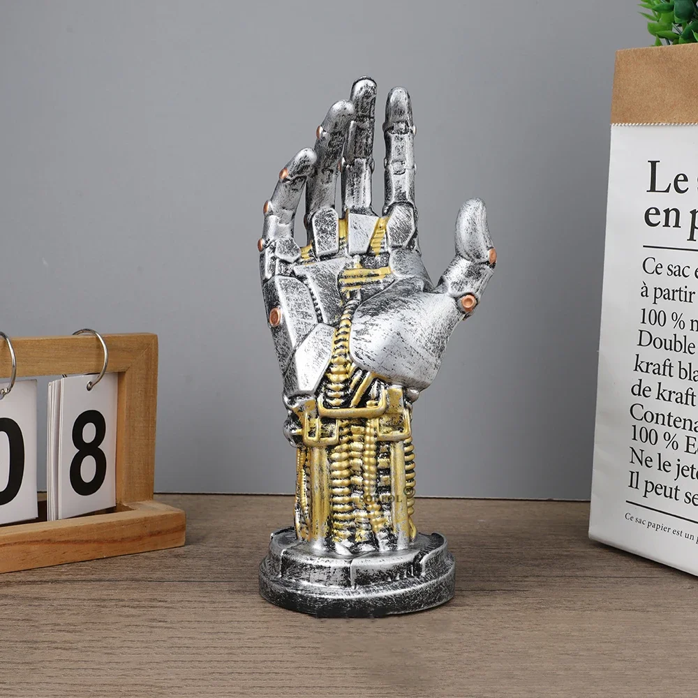 Nuevo soporte para mando CyberPunk, adorno artesanal de resina para PS5, PS4, Xbox NS, controlador de interruptor, soporte de escritorio, decoración para juegos - imagen 4