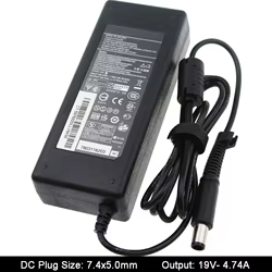 19V 4.74A 7,4*5,0mm AC adaptador de portátil fuente de alimentación del ordenador portátil para HP Pavilion DV3 DV4 DV5 DV6 adaptador de corriente dispositivo de carga