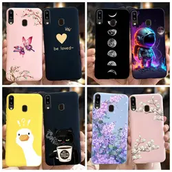 Funda Silicona Samsung Galaxy A20S – Estampado Flores Antigolpes