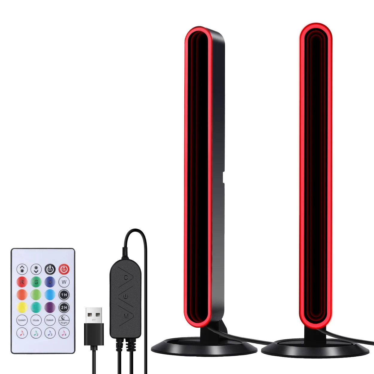 BliitzWolf BW-AL1 y nuevo CML4 RGB ESports, luz ambiental de escritorio, monitores LED para videojuegos, accesorios, Control inalámbrico por aplicación para PC - imagen 2