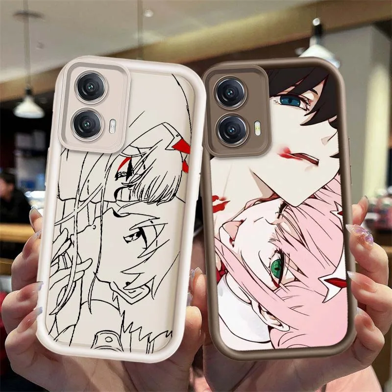 Zero Two Darling Cover para Motorola G Stylus Pure G55 G54 G75 G85 G84 G32 G24 G23 G13 G04 5G 2025 caja de teléfono con escalera ocular - imagen 2