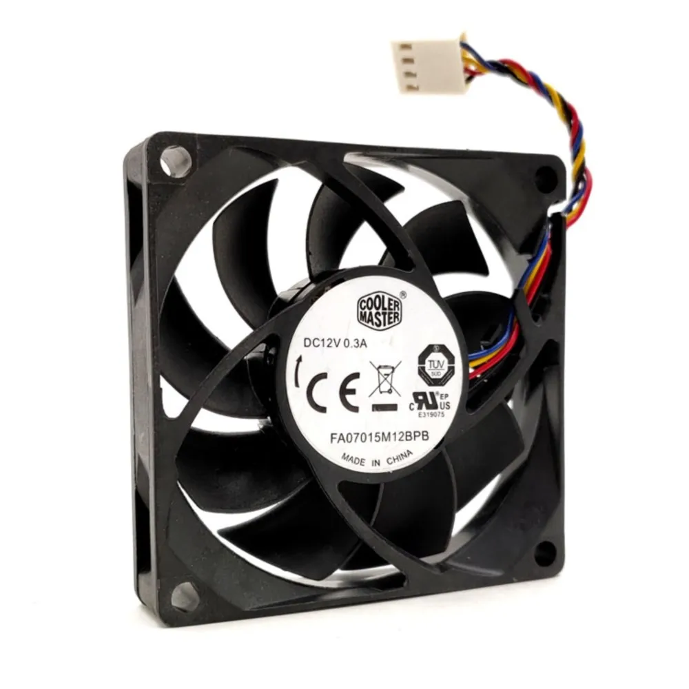 Ventilador PWM 70mm Silencioso – Refrigeración CPU 12V - imagen 5