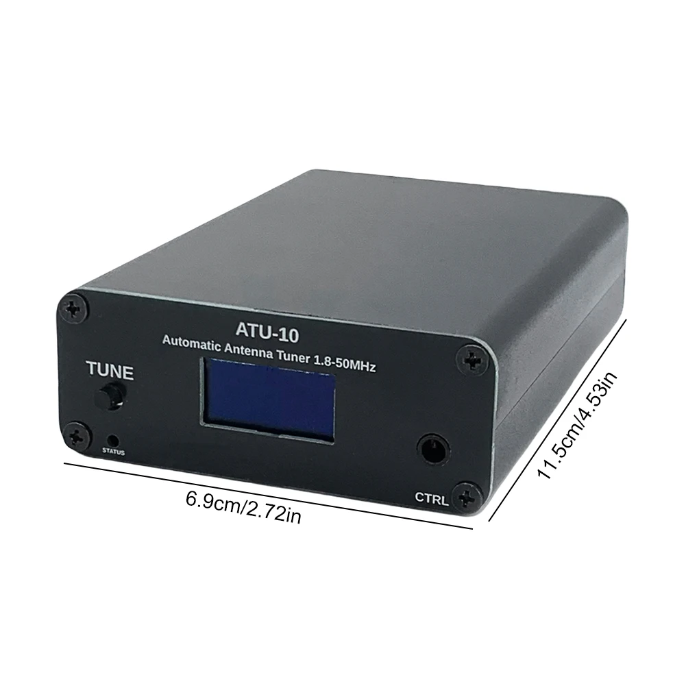 ATU-10 ATU-100 Sintonizador de antena automático 1,8-50MHz 15W/100W Sintonizador de antena automático Pantalla OLED de 0,91 pulgadas para equipos de radio - imagen 5