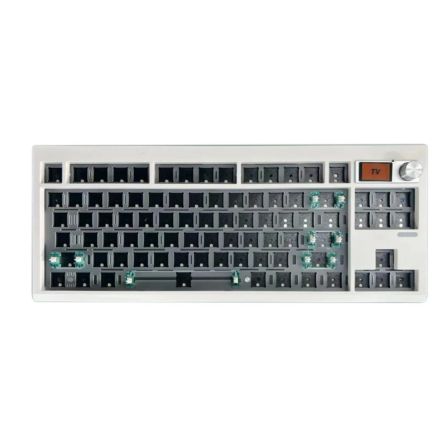 KIT de teclado mecánico GMK87 con pantalla de visualización, estructura de junta retroiluminada RGB, teclado de intercambio en caliente para juegos a través personalizado - imagen 2