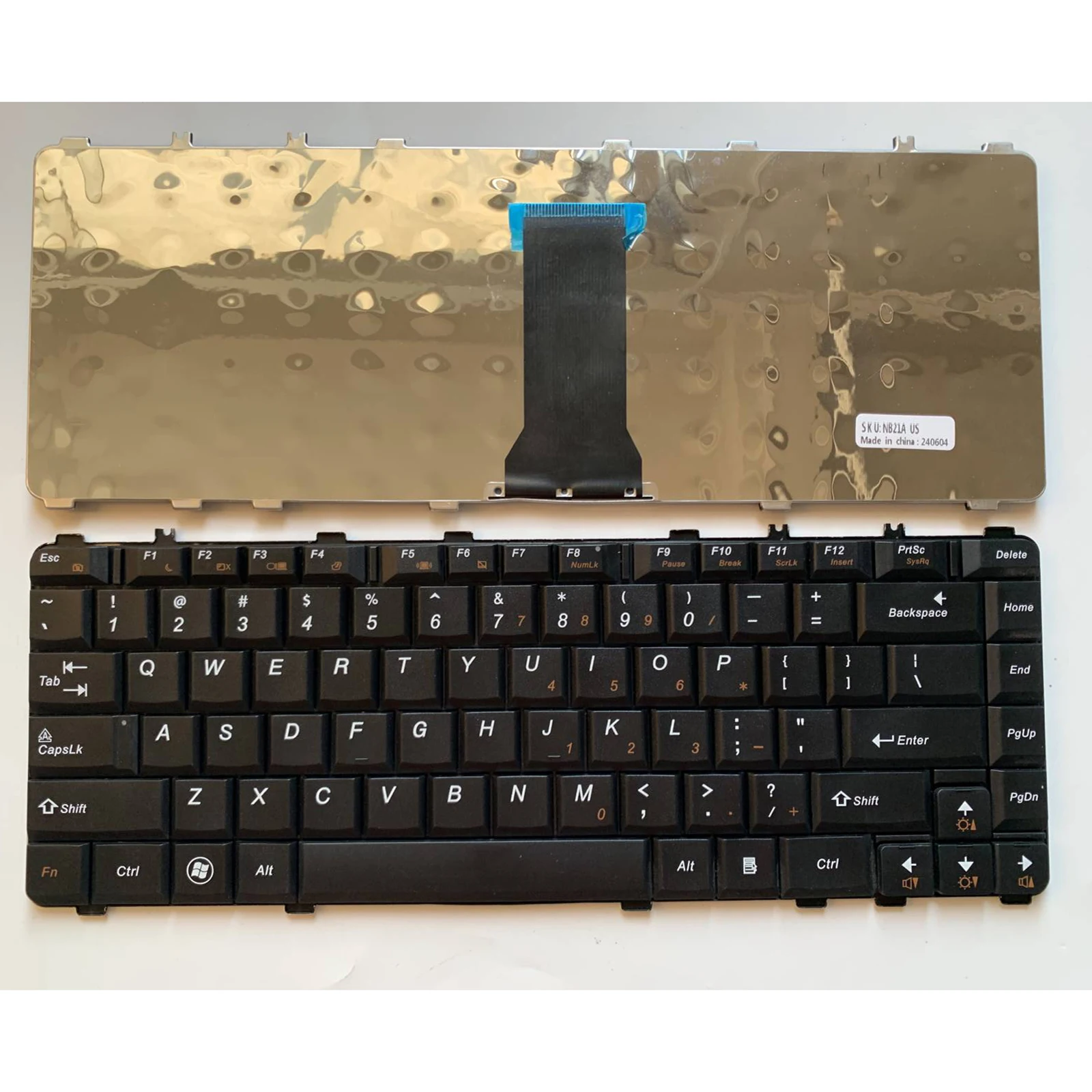 Teclado de ordenador portátil con diseño estadounidense para Lenovo Y450 Y550 Y560 Y460 B460 V460 B460E Y460C 20020