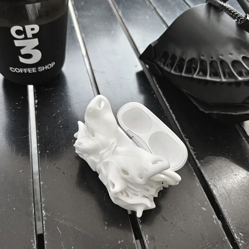 Funda protectora de silicona líquida para Airpods Pro, accesorio Original de mariposa calada, regalo Y2K - imagen 5