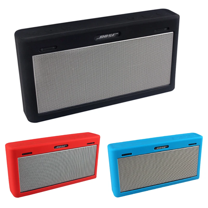 ZOPRORE Funda protectora de silicona duradera portátil para Bose Soundlink 3 Altavoz inalámbrico Bluetooth Estuche de transporte de viaje