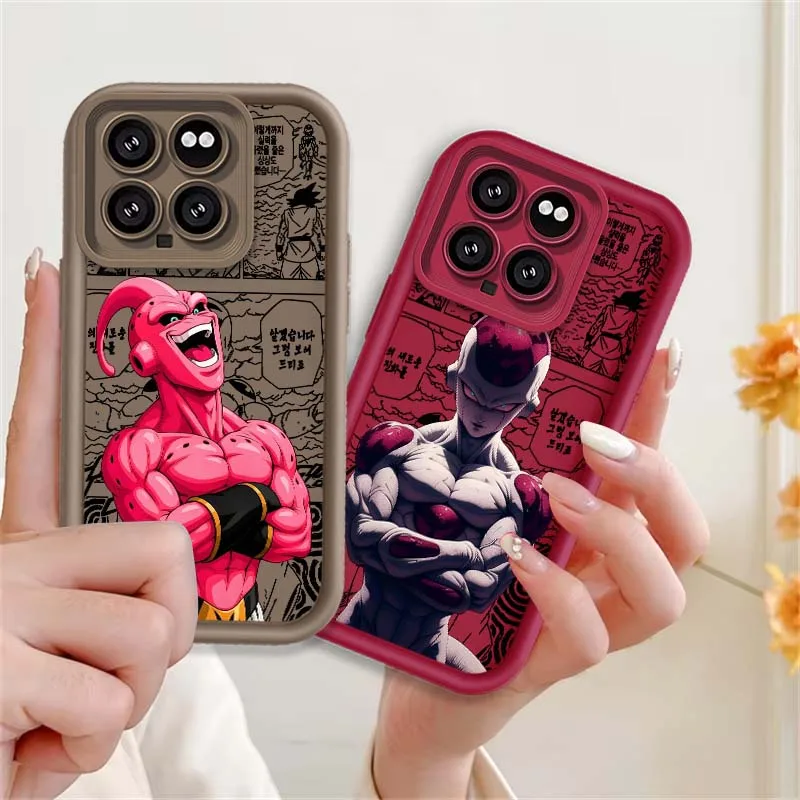 D-Dragon Ball funda fresca de dibujos animados para Xiaomi Mi 17 15 14 13 12 14T 13T Pro Max Lite funda de teléfono con escalera ocular - imagen 2