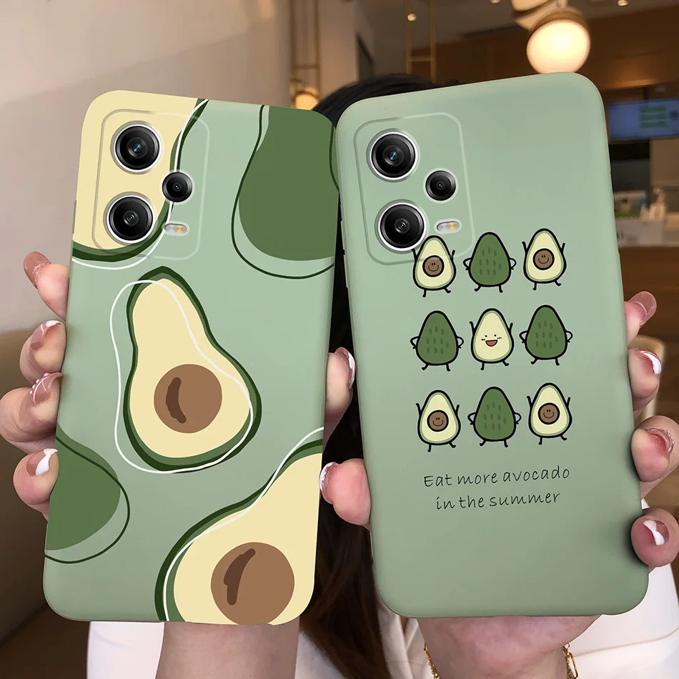 Funda de silicona mate a prueba de golpes para Xiaomi Redmi Note 12 Pro + Plus, 5G, corazón de amor, chica, Funda parachoques - imagen 3