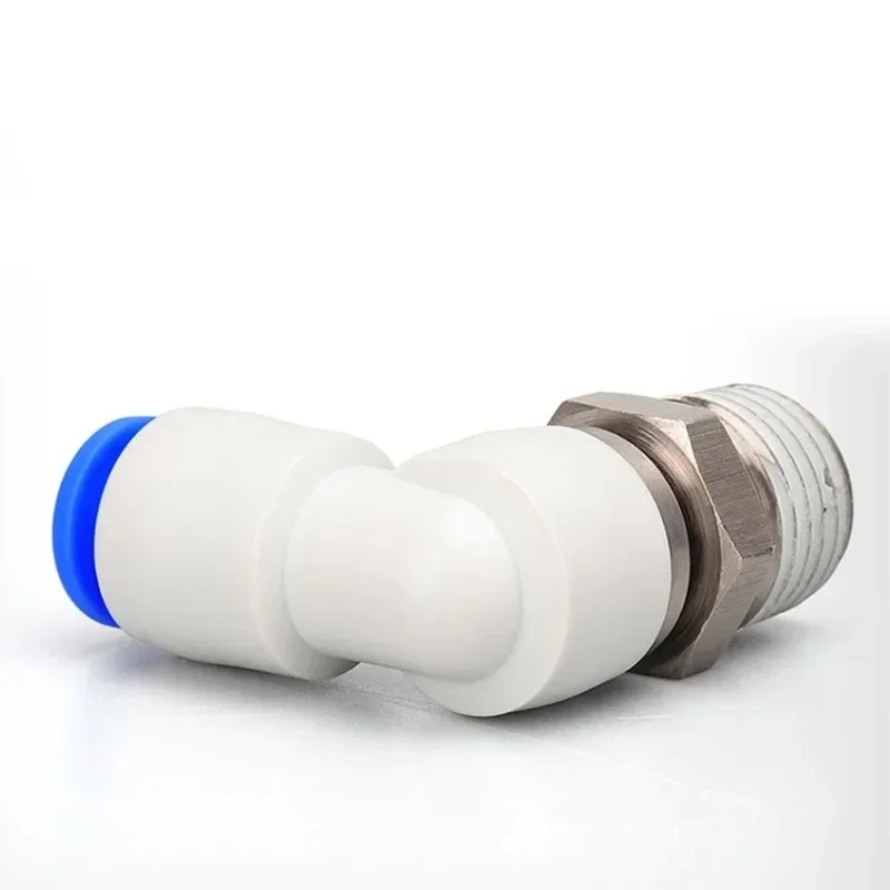 Conectores Neumáticos 360 °   Junta giratoria Manguera de aire KSL giratoria 4 6 8 10 12 mm Rosca BSP 1/8 1/4 3/8 M5 Accesorio giratorio de alta velocidad - imagen 5