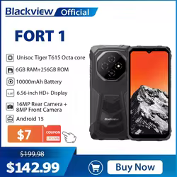 Blackview FORT 1 Teléfono móvil resistente Android con IA