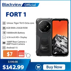 Blackview FORT 1 Teléfono móvil resistente Android con IA