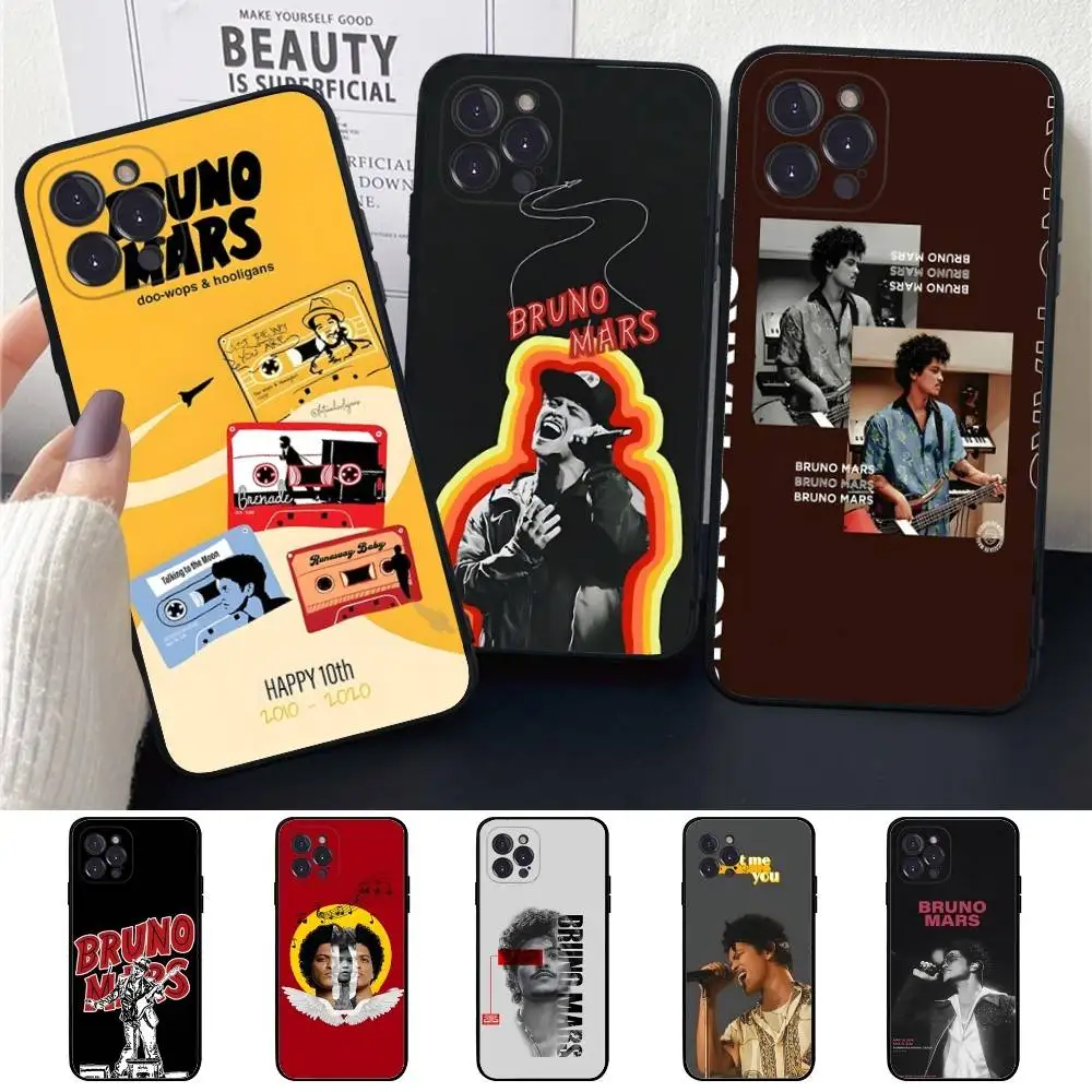 Funda de teléfono Bruno Mars para iPhone 16 15 14 13 12 Mini 11 Pro XS Max X XR SE 6 7 8 Plus funda de silicona suave - imagen 5