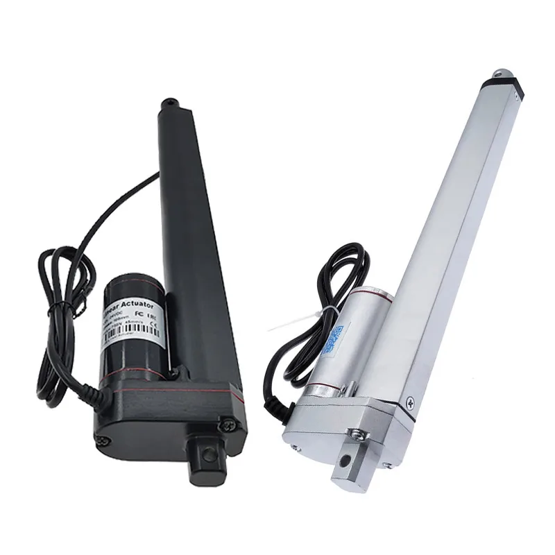Actuador lineal 500 mm de carrera 12/24V plateado - 100-1500N - imagen 3