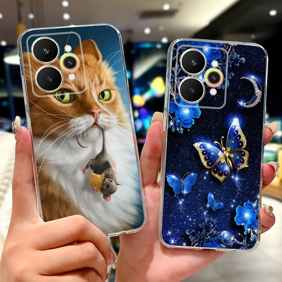 Para Realme 15 funda Realme15 Pro RMX5101 funda pintada de lujo a la moda funda de teléfono delgada suave para Realme 15 Pro 5G cubierta trasera parachoques - imagen 3