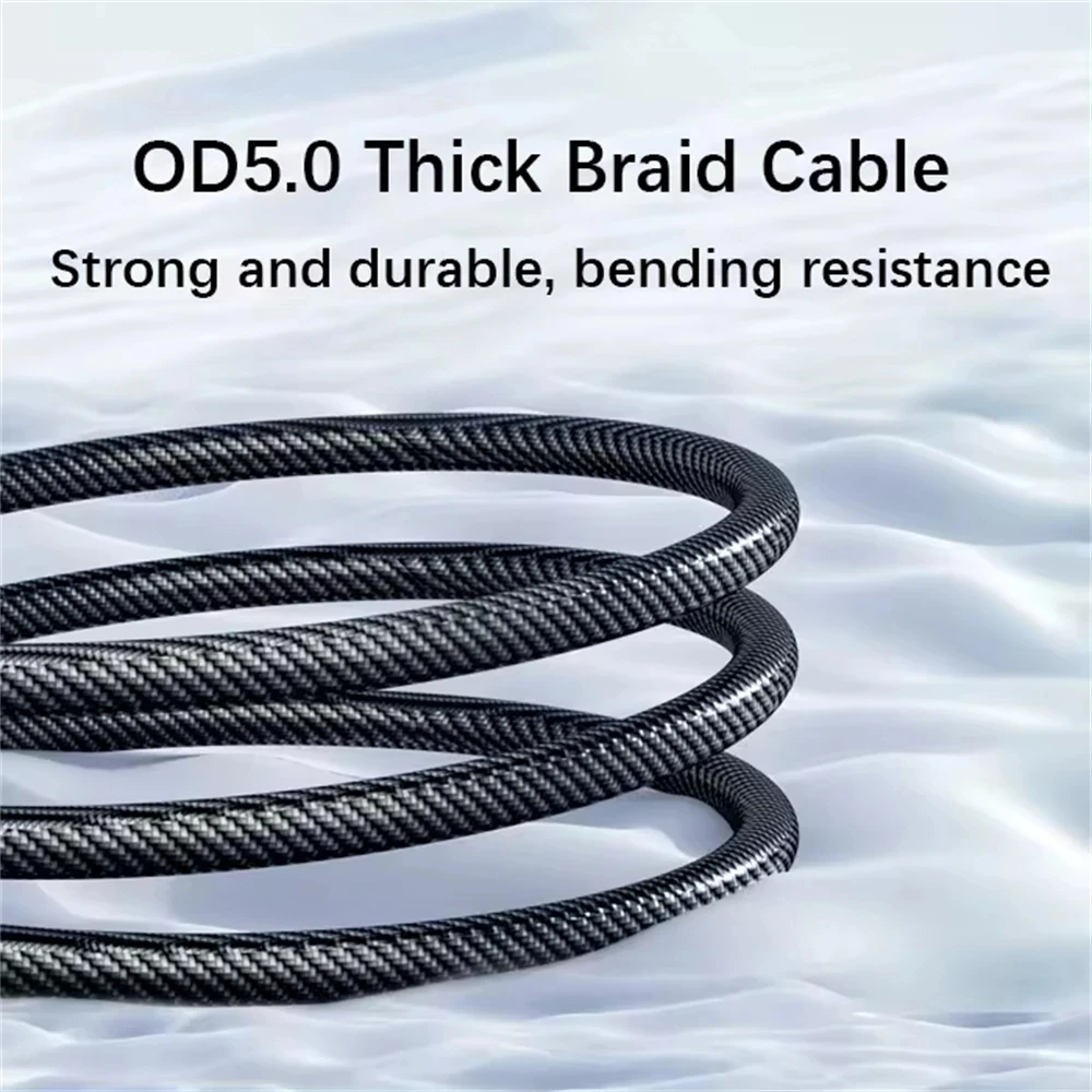 NNBILI nuevo 120W pantalla Digital LED Cable USB tipo C de carga rápida para OPPO VIVO Huawei Cable de datos de carga rápida - imagen 3