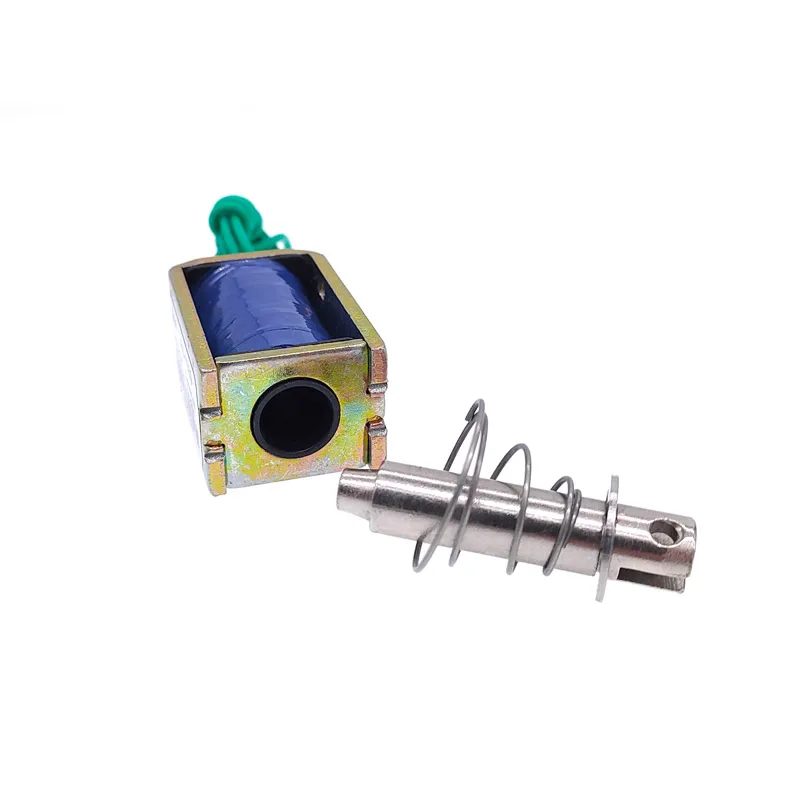 TAU-1039 1039B DC 12V imán eléctrico 24V 25N stroke 10mm Pull push Type Linear solenoide electroimán - imagen 5