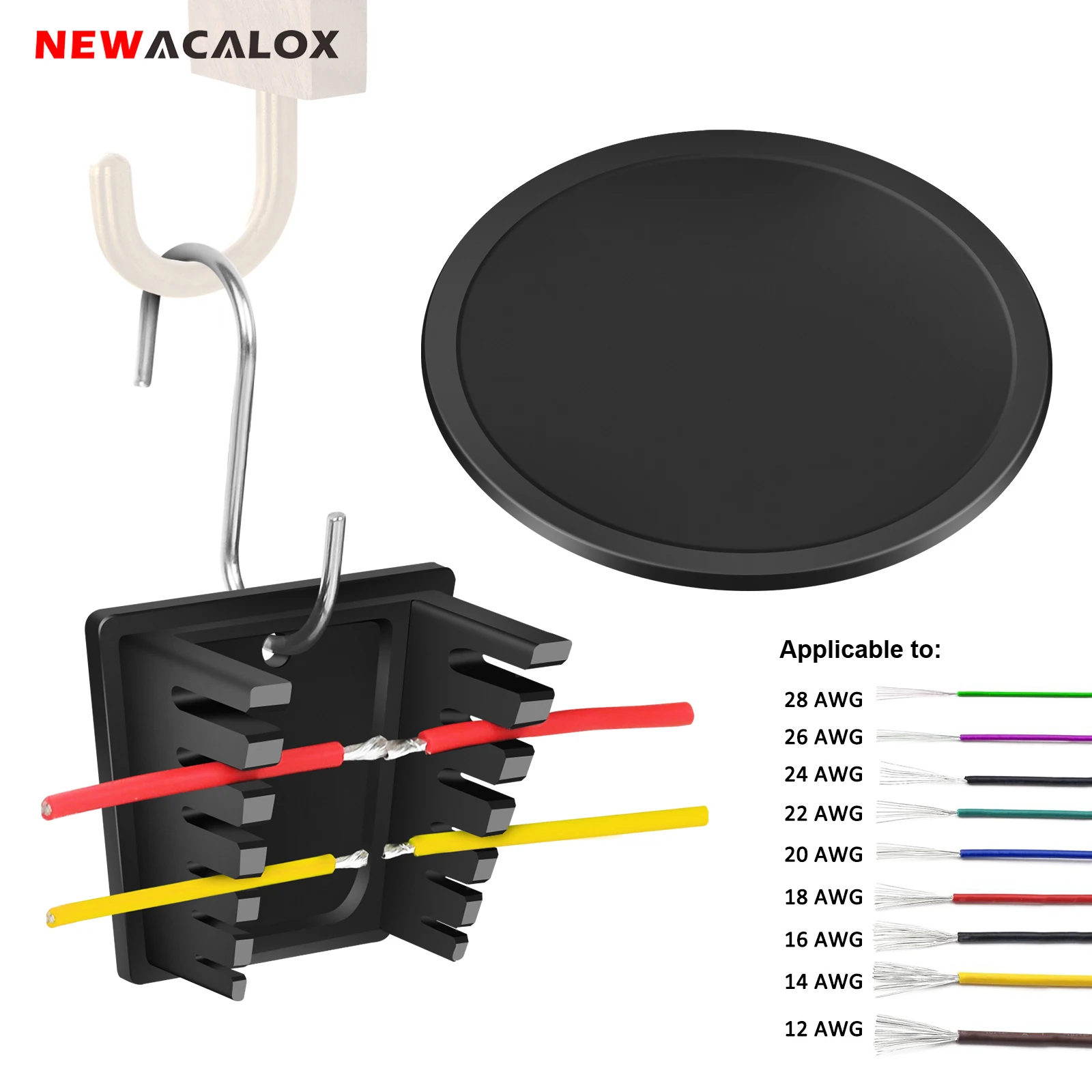 NEWACALOX-accesorio de alambre de soldadura de Metal, Base de imán de dos ventosas, almohadilla de silicona, abrazadera de mesa de soldadura, herramienta de placa Base de soldadura