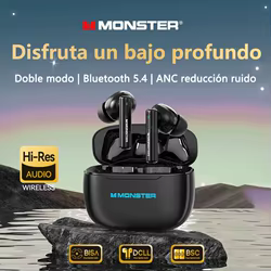Monster XKT26 auriculares Bluetooth 5,4 TWS estéreo Hifi auriculares inalámbricos Gamer auriculares reducción de ruido auriculares deportivos 2025 nuevo