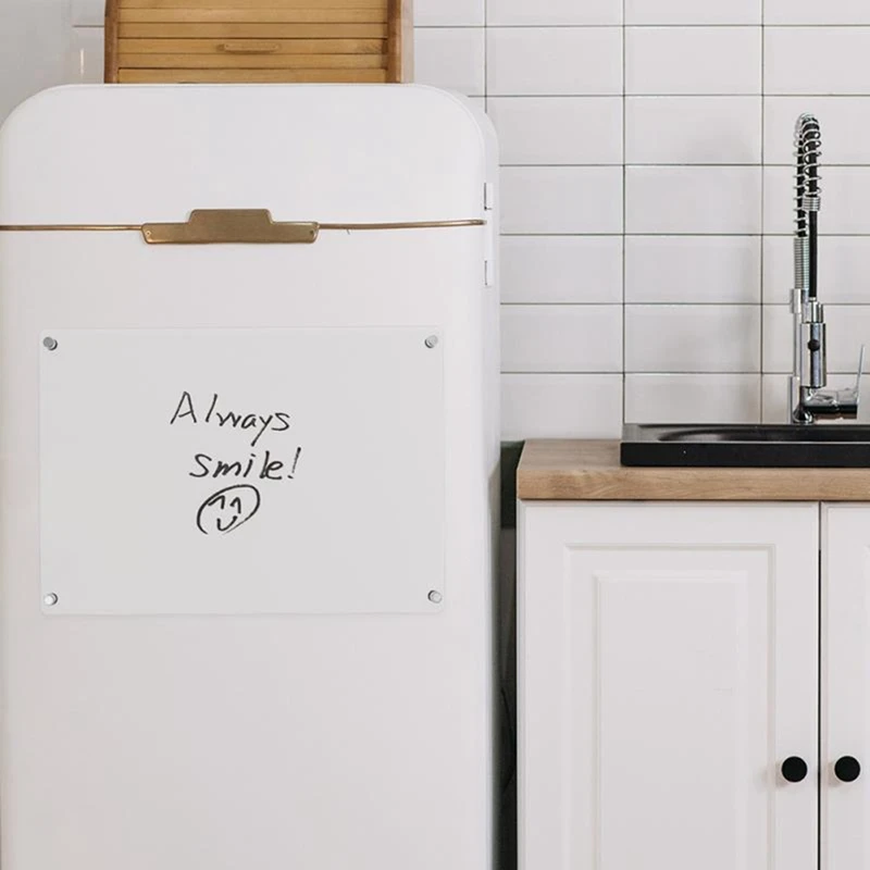 Tablero de planificación de borrado en seco magnético, planificador de comidas, menú, fácil de borrar para puerta de nevera francesa - imagen 5