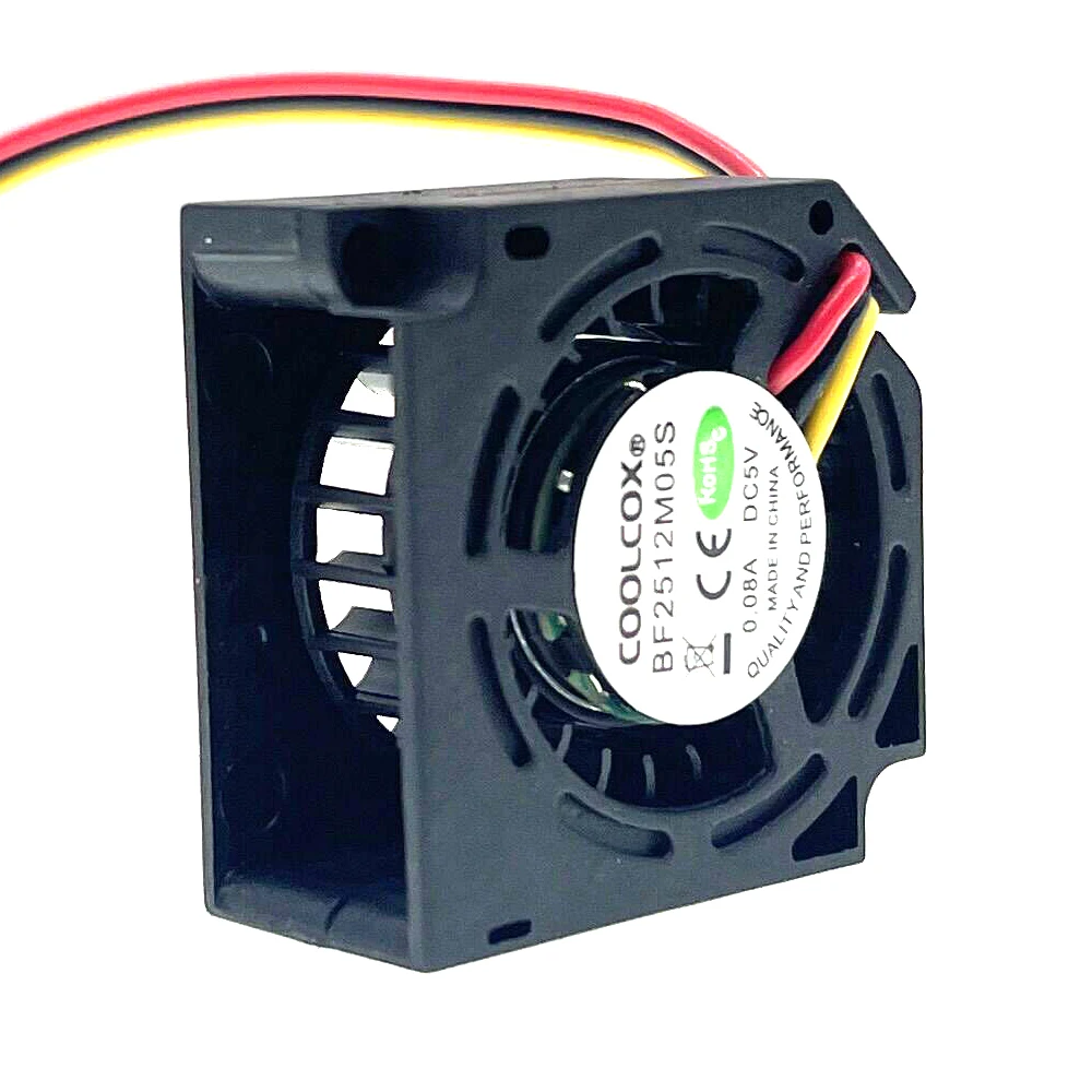 Ventilador de 25mm para proyector BF2512M05S, Enfriador de refrigeración sin escobillas centrífugo de 2,5 cm, 25x25x12mm, 0.08A, servidor UAV de 8000RPM, nuevo - imagen 2